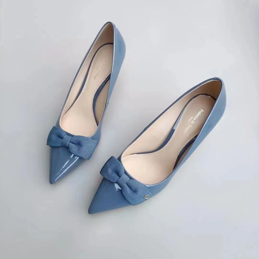 Viv Ribbon Pointed Heels