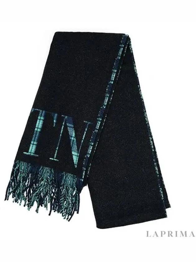 VLTN Jacquard Wool Scarf WY2ER033 CDJ B60