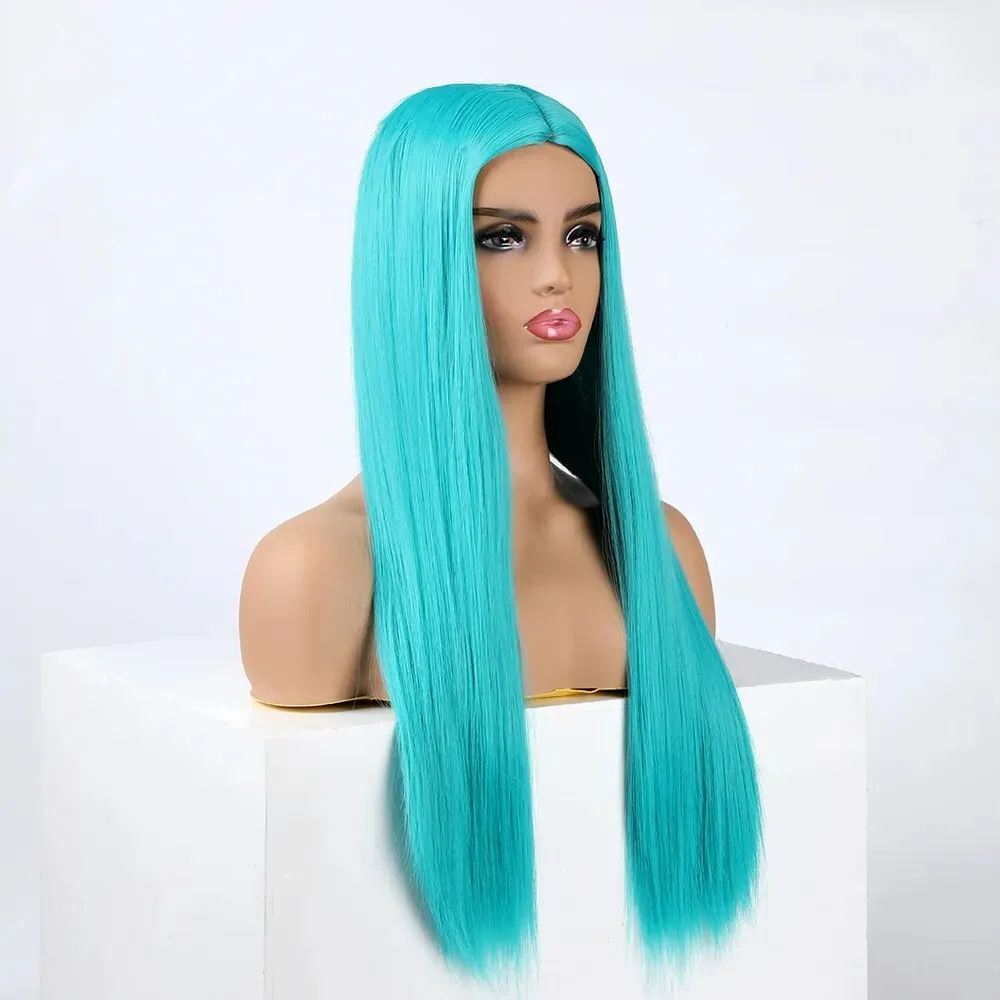 Wig Queen Wiebke (Turquoise green)