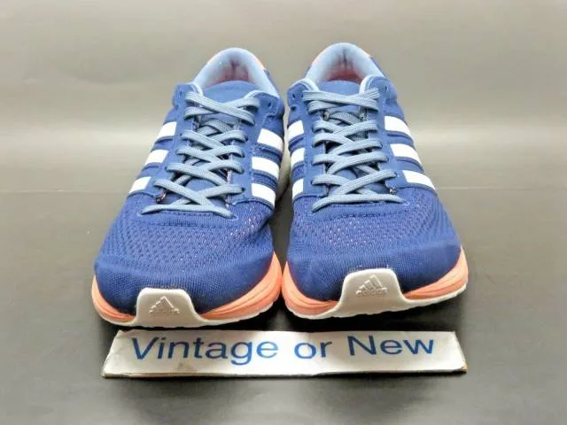 Women's adidas adizero boston 6 nobel indigo running shoes bb6418 sz 9