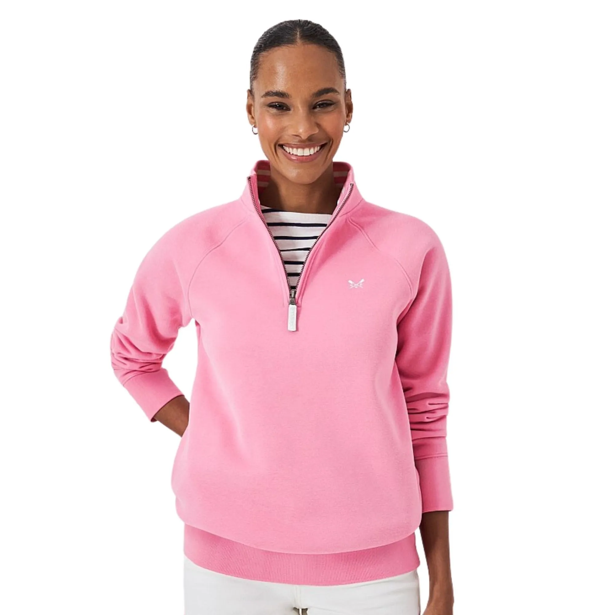 Womens Half Zip Sweatshirt