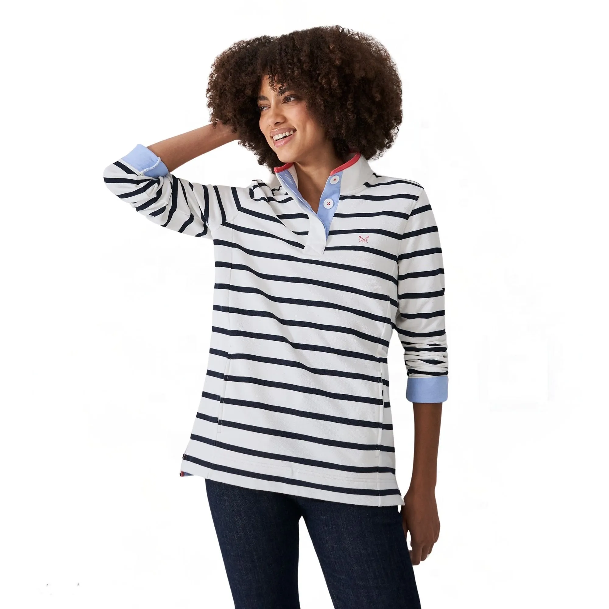 Womens Padstow Pique Sweatshirt