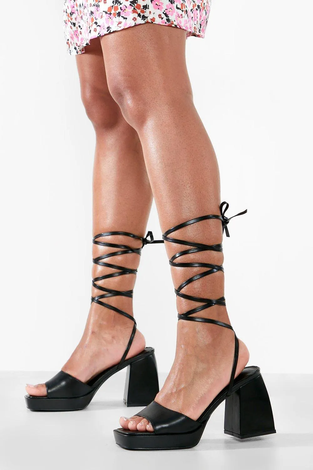 Wrap Up Platform Heels