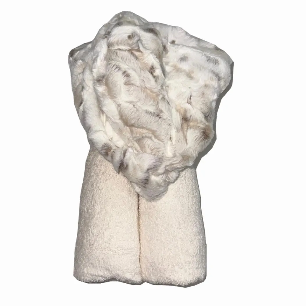 Zandino Chloe Natural/Ivory Towel Oversize Hooded Towel